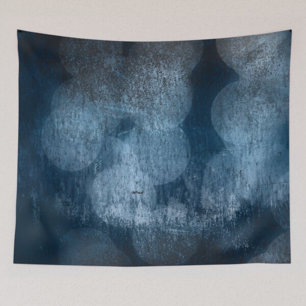 Item preview, Steel Blue Light Abstract Print - dePace' designed and sold by mrpropcake.