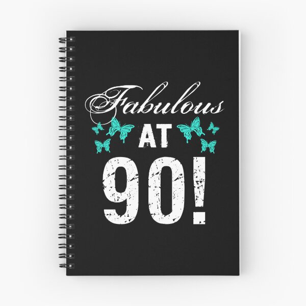 Item preview, Fabulous 90th Birthday White Turquoise designed and sold by thepixelgarden.