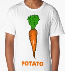 Potato Carrot Long T-Shirt