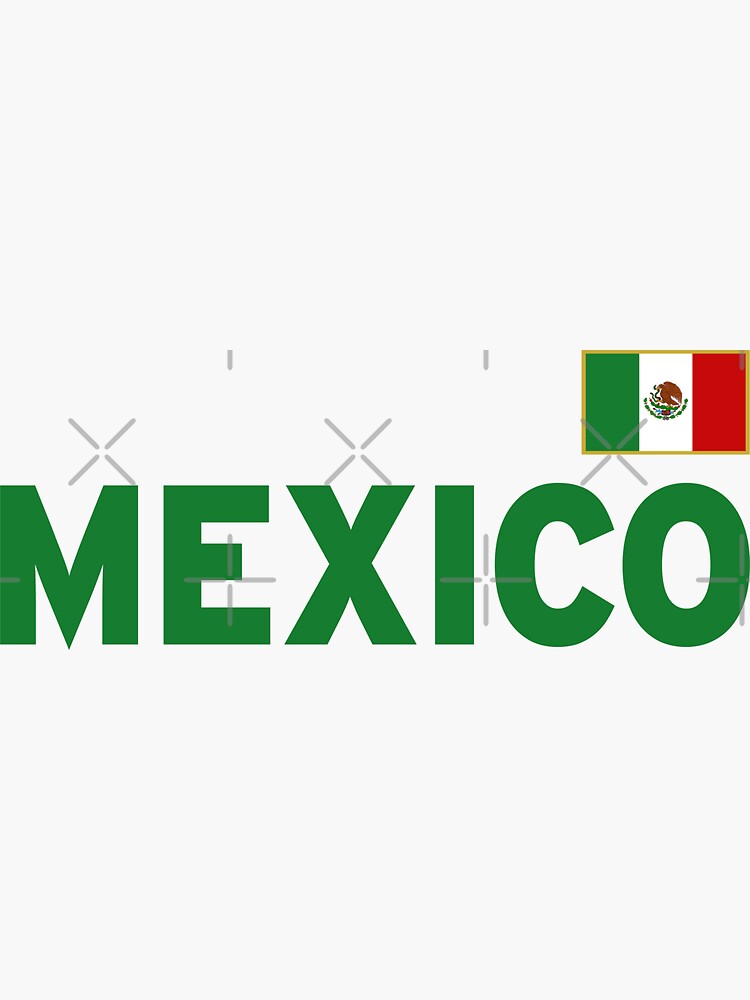 Mexico Soccer Mexico Futbol Football Mexican soccer Flag Jersey - Mexico  Soccer - Sticker