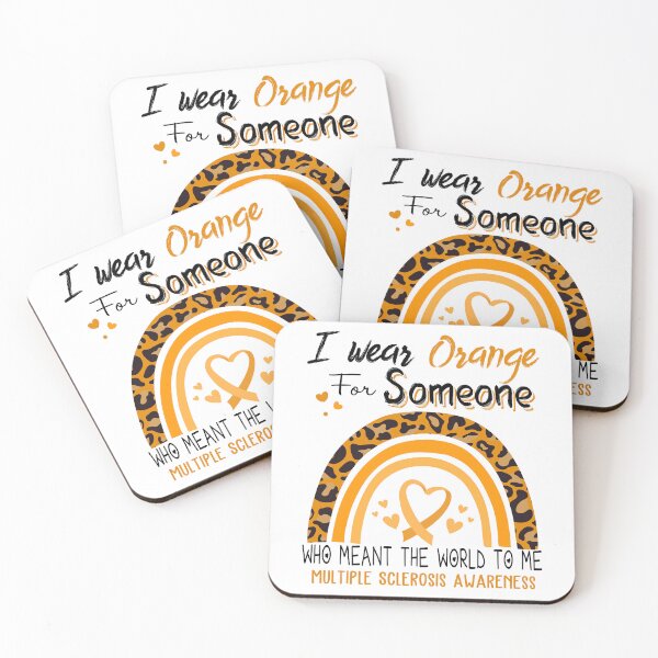 Item preview, Multiple Sclerosis Awareness I Wear Orange for Someone Who Meant The World To Me designed and sold by GennieShop.