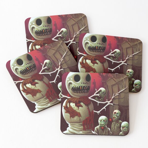 Item preview, Zombie The Snowman Fantasy Artwork Design designed and sold by NellVerde.