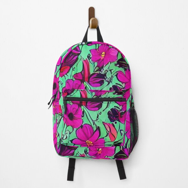 Item preview, Pink and purple flower patterns designed and sold by ArteEterno.