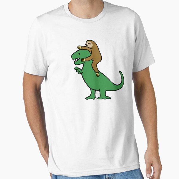 Artikel-Vorschau von Faultier reitet T-Rex, designt und verkauft von jezkemp.