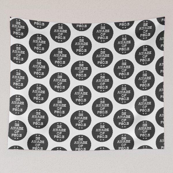 Item preview, BE AWARE OF F60.3 - A simple design to raise awareness about BPD designed and sold by OpenCloset.
