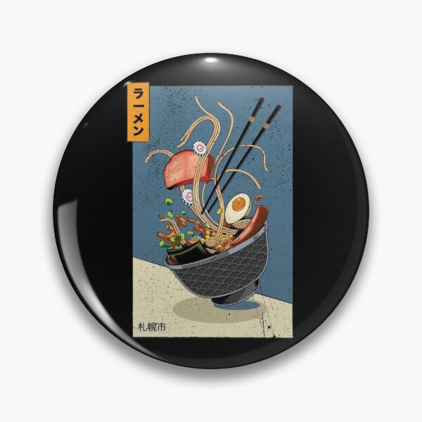 Item preview, The Great Ramen off Kanagawa designed and sold by RedoneDesignART ⭐⭐⭐⭐⭐.