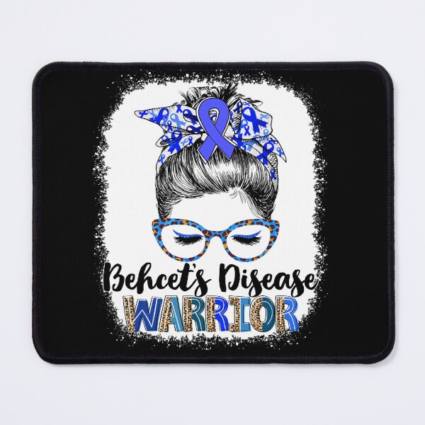 Item preview, Messy Bun Leopard Behcet's Disease Warrior designed and sold by rechardtee.