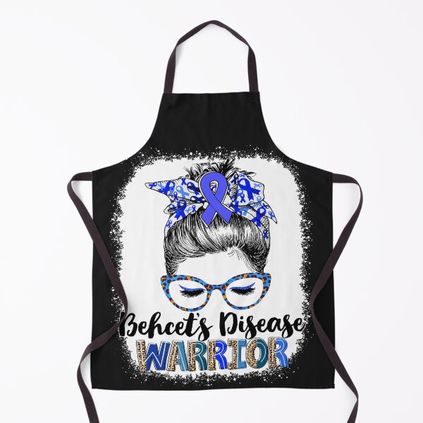 Item preview, Messy Bun Leopard Behcet's Disease Warrior designed and sold by rechardtee.