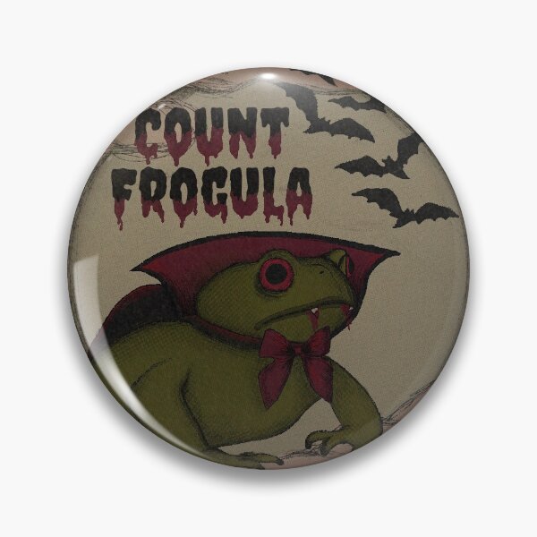Item preview, Count Frogula Pin  designed and sold by JessicaJanearte.