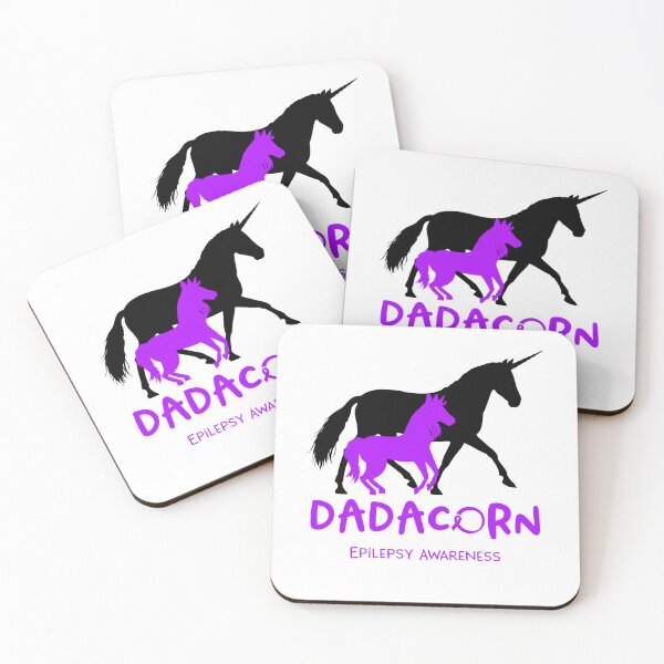 Item preview, Epilepsy Awareness Dad Unicorn Dadacorn Support Epilepsy Warrior  designed and sold by RunningShop.