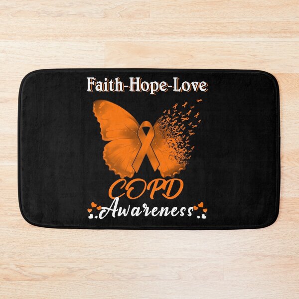 Item preview, Faith Hope Love Butterfly COPD Awareness designed and sold by Gillosina.