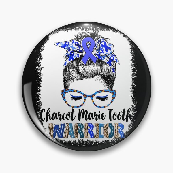 Artikelvorschau, Messy Bun Leopard Charcot Marie-Tooth-Krieger entworfen und verkauft von rechardtee.