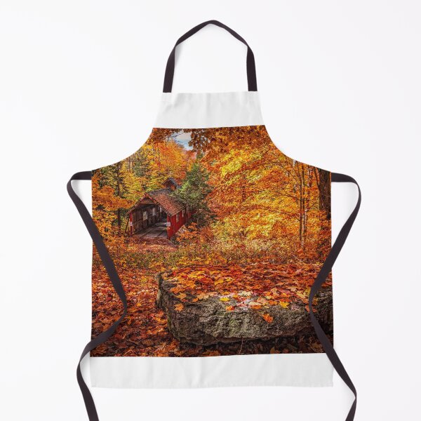 Item preview, Covered Bridged in the Autumn designed and sold by Sonya Umble.