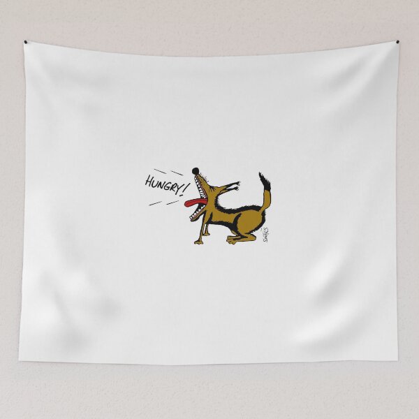 Item preview, Drawing of a dog who proclaims his hunger designed and sold by Eric Sintès.
