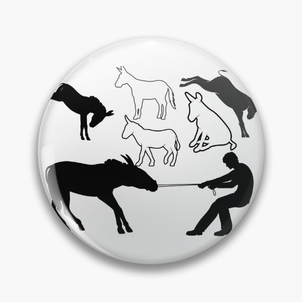 Item preview,  The Donkey Resistance - Defiant poses of principled disobedience designed and sold by Silva-Sol.