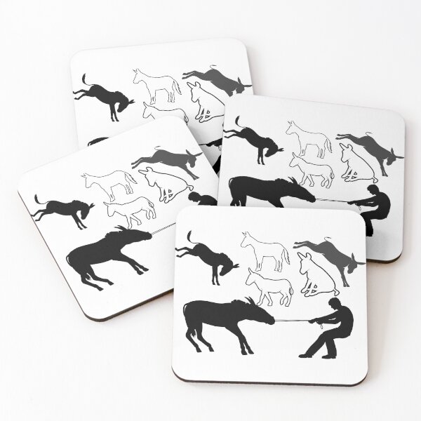 Item preview,  The Donkey Resistance - Defiant poses of principled disobedience designed and sold by Silva-Sol.
