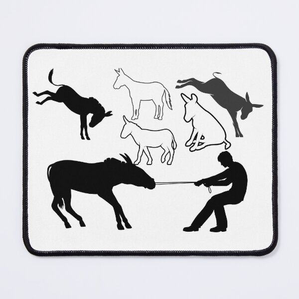 Item preview,  The Donkey Resistance - Defiant poses of principled disobedience designed and sold by Silva-Sol.