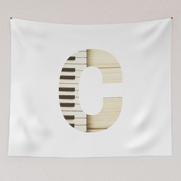 Item preview, Wooden Piano - Piano Keys - Letter 'C' designed and sold by AJGDesignsByAsh.