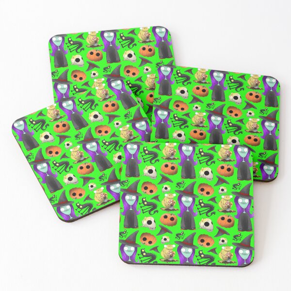 Item preview, Creepy Cutie Halloween Witchy Pattern (Crooties) designed and sold by Tarnya Jones.