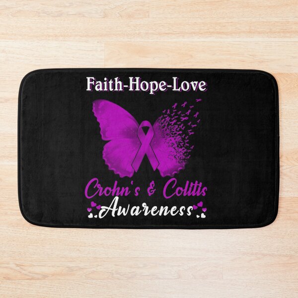 Item preview, Faith Hope Love Butterfly Crohn's & Colitis Awareness designed and sold by Gillosina.