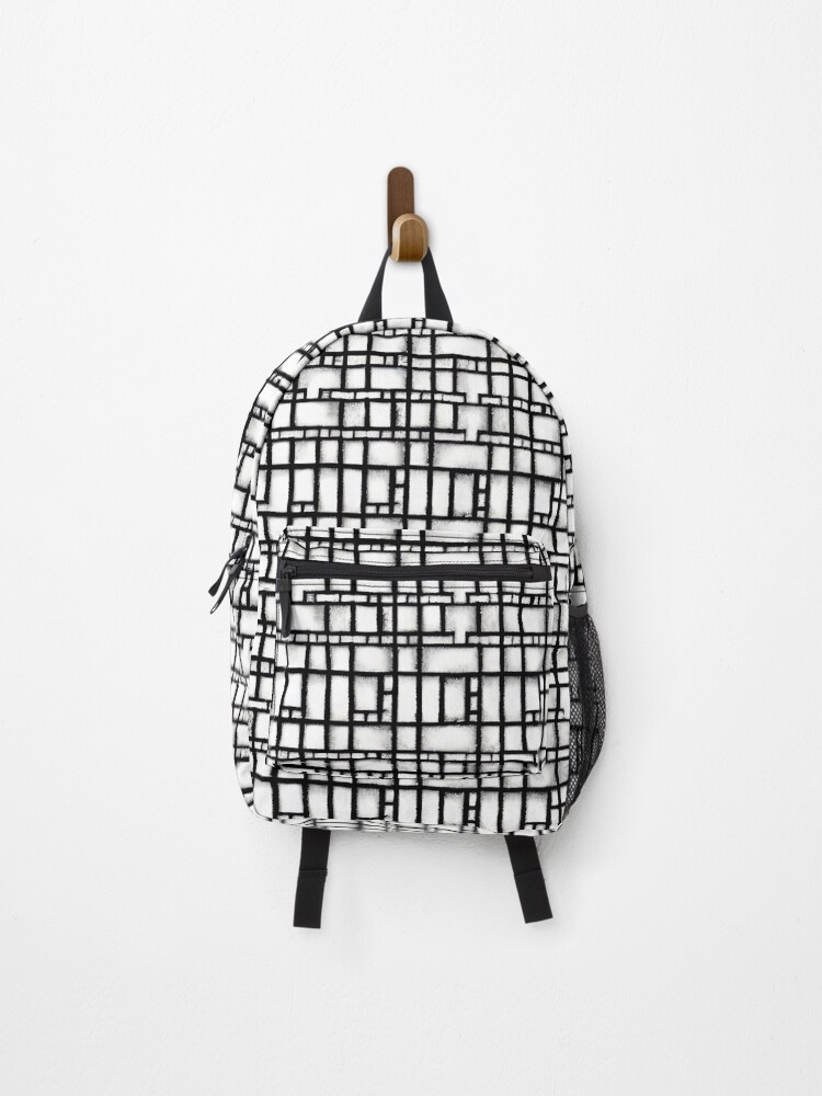 Thumbnail 1 of 3, Backpack, Tile Boxset Pattern Design designed and sold by NellVerde.