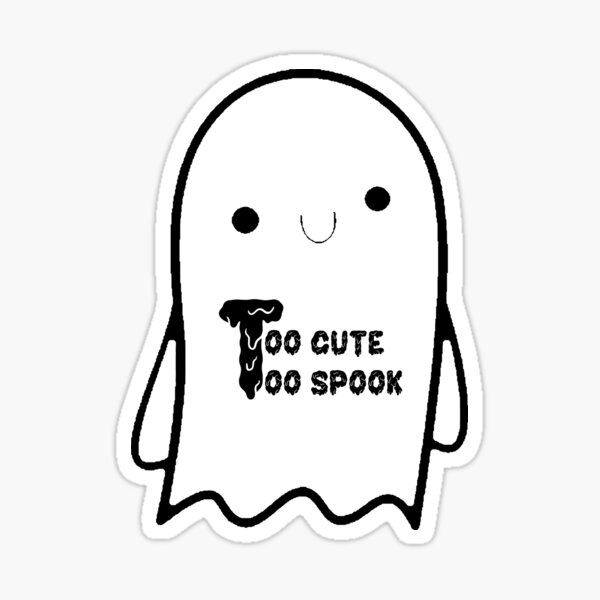 Item preview, Too cute to spook Black designed and sold by wajdanAli.