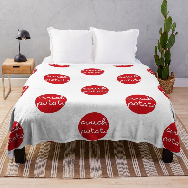 Item preview, Couch Potato - red dot designed and sold by Hell-Prints.