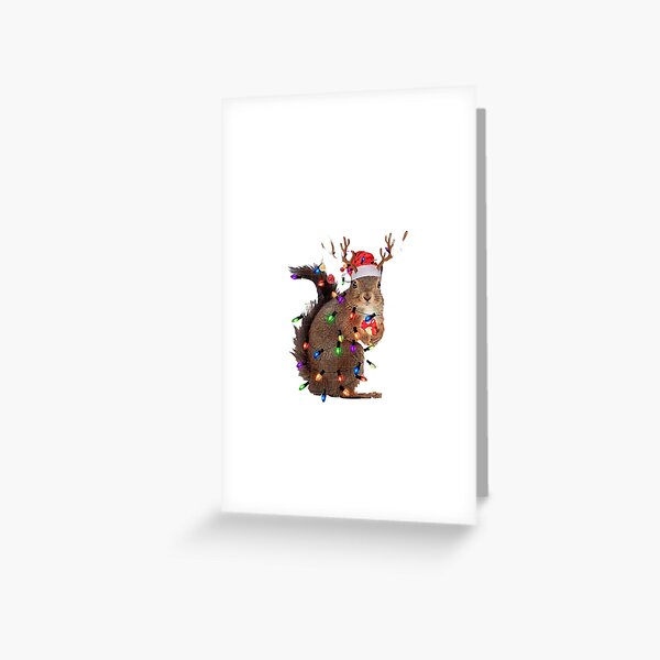 Item preview, Christmas squirrel lights designed and sold by FirnandArt.