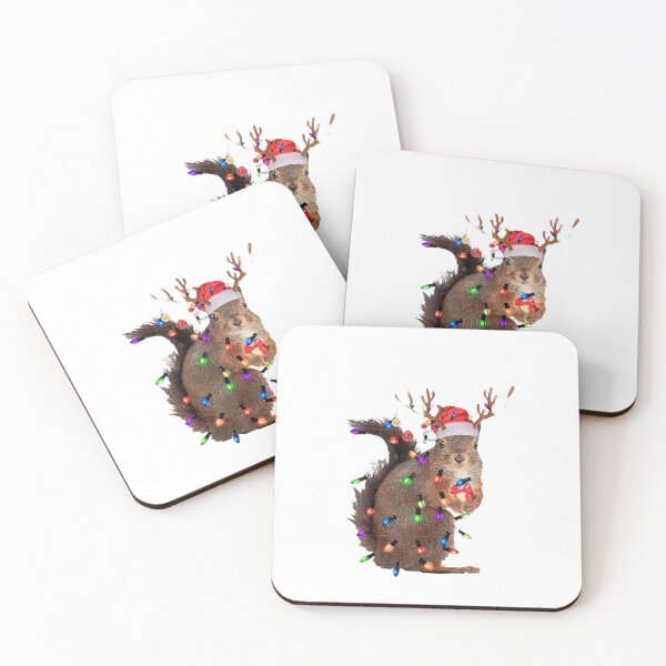 Item preview, Christmas squirrel lights designed and sold by FirnandArt.