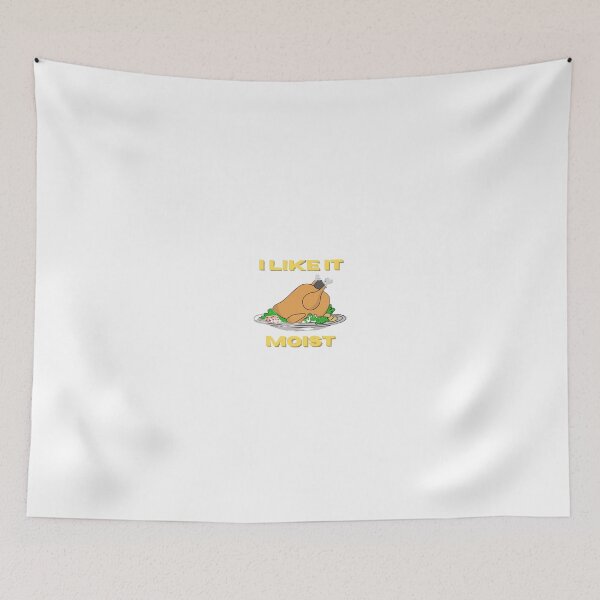 Item preview, RedboneAnon Unisex Tshirt ILike It MoistTshirt Funny Thanksgiving Turkey Dinner Graphic Novelty Tee designed and sold by redboneanon.