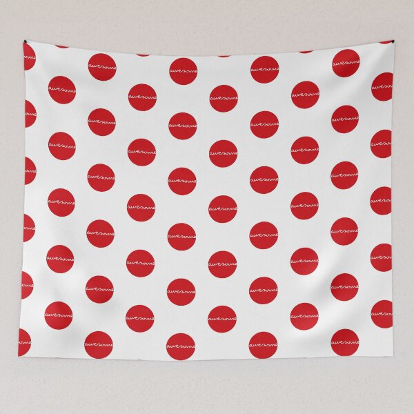 Item preview, awesome - red dot designed and sold by Hell-Prints.