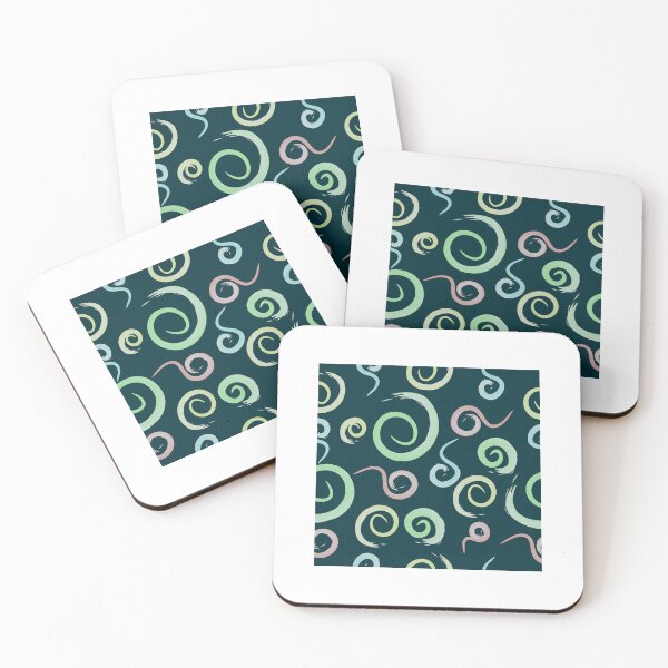 Item preview, Abstract circle seamless pattern designed and sold by chuseco3.