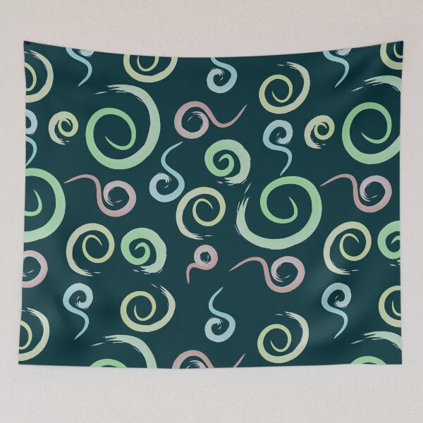 Item preview, Abstract circle seamless pattern designed and sold by chuseco3.
