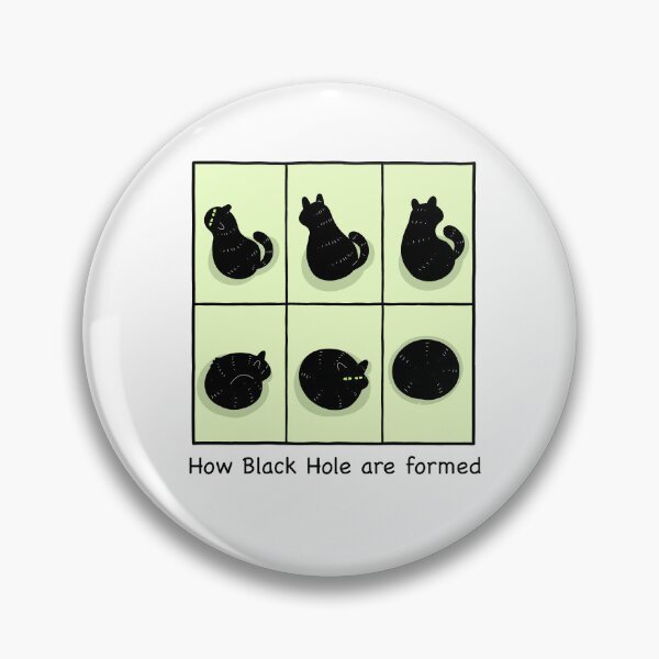 Item preview, Funny Cat Black hole designed and sold by tactooncat.