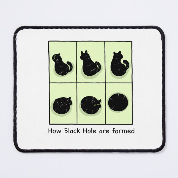 Item preview, Funny Cat Black hole designed and sold by tactooncat.