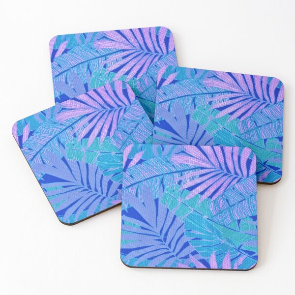 Item preview, Turquoise Tropical Palm Fronds designed and sold by Kim Arnott.