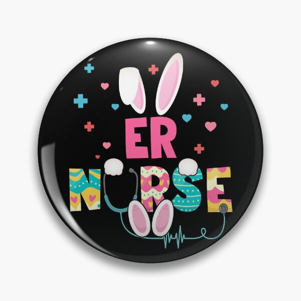 Item preview, Cute Easter ER Nurse RN Bunny Ears Happy Easter Eggs designed and sold by Simeon	 Dorelus.
