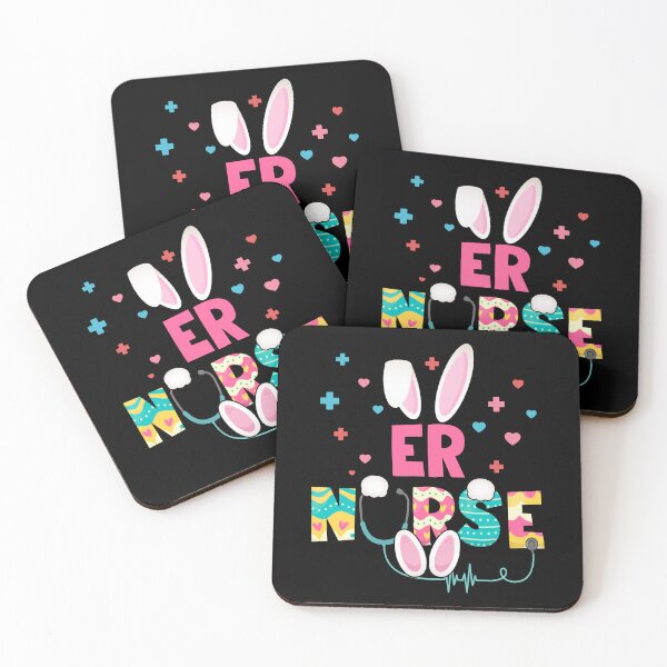 Item preview, Cute Easter ER Nurse RN Bunny Ears Happy Easter Eggs designed and sold by Simeon	 Dorelus.