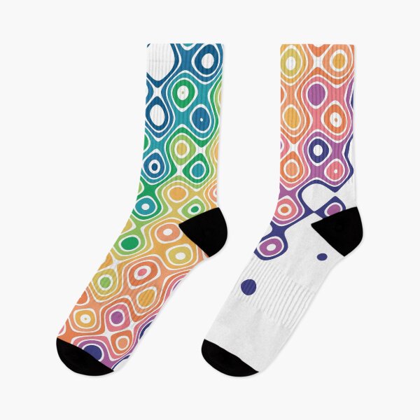 Item preview, Geometric rainbow shapes designed and sold by flamendes.