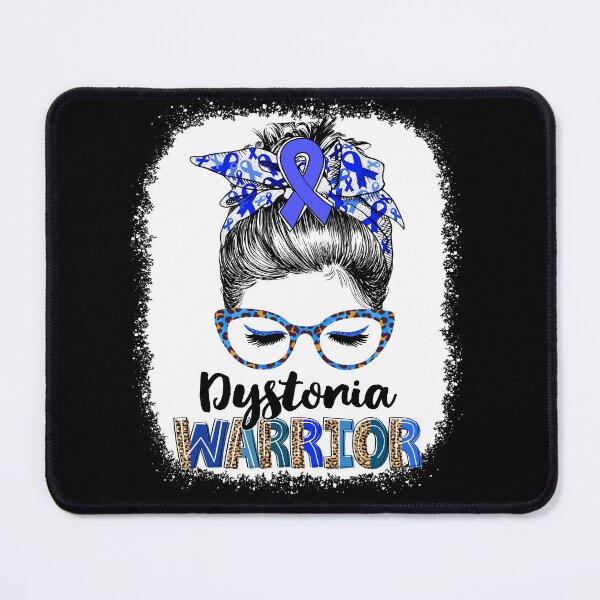 Item preview, Messy Bun Leopard Dystonia Warrior designed and sold by rechardtee.