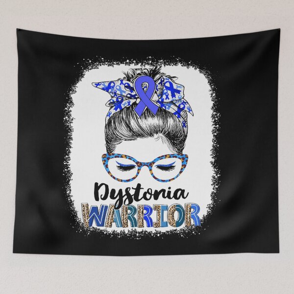 Item preview, Messy Bun Leopard Dystonia Warrior designed and sold by rechardtee.