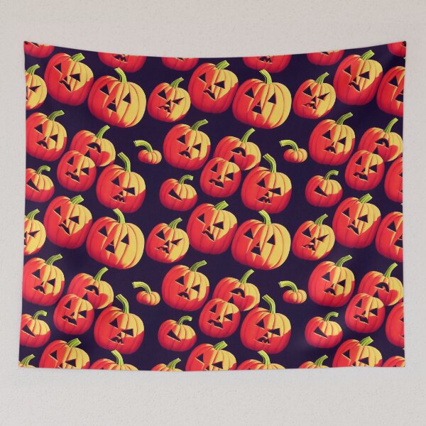 Item preview, Vintage Carved Pumpkin Pattern designed and sold by Foodcolored.