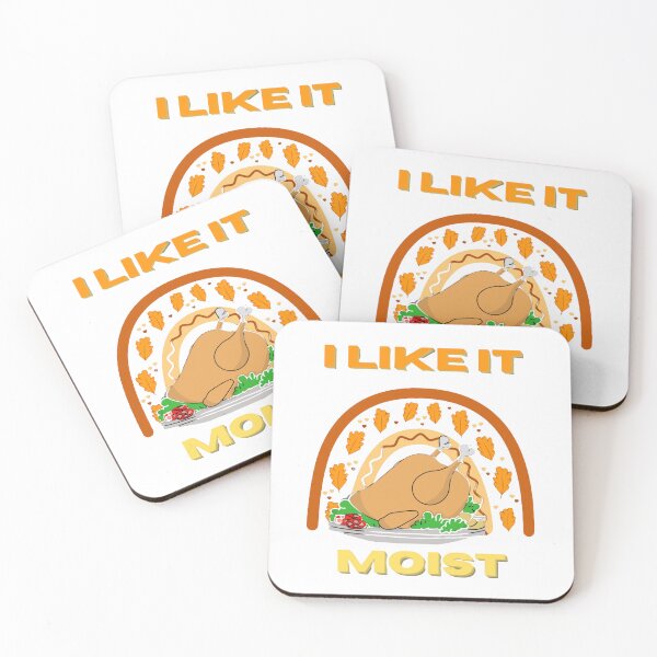 Item preview, RedboneAnon Unisex Tshirt ILike It MoistTshirt Funny Thanksgiving Turkey And Autumn Leaves  Dinner Graphic Novelty Tee designed and sold by redboneanon.