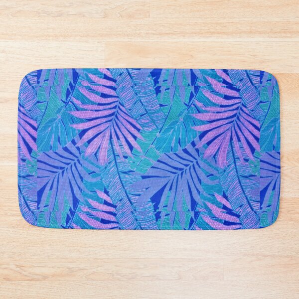 Item preview, Turquoise Tropical Palm Fronds designed and sold by Kim Arnott.