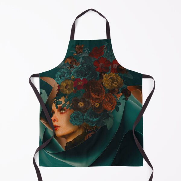 Item preview, Floral Imagining in Teal designed and sold by KarynPDesigns.