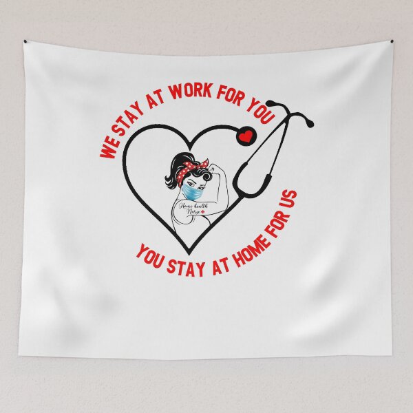 Item preview, Home Health Nurse Graphic Nurses And Nursing T-Shirt designed and sold by Simeon	 Dorelus.