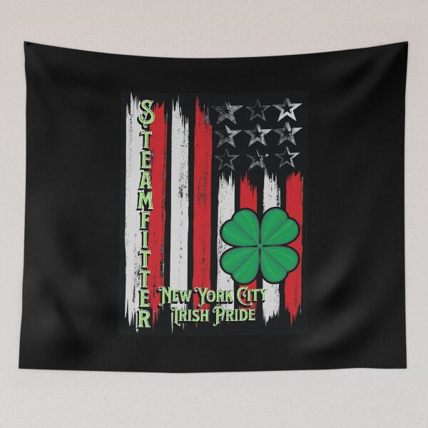 Item preview, NYC Irish Steamfitter Pride designed and sold by Wavecrest Wearables.