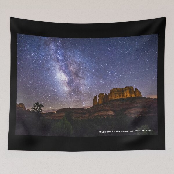 Item preview, Milky Way Over Cathedral Rock, Arizona designed and sold by sweetbelle.