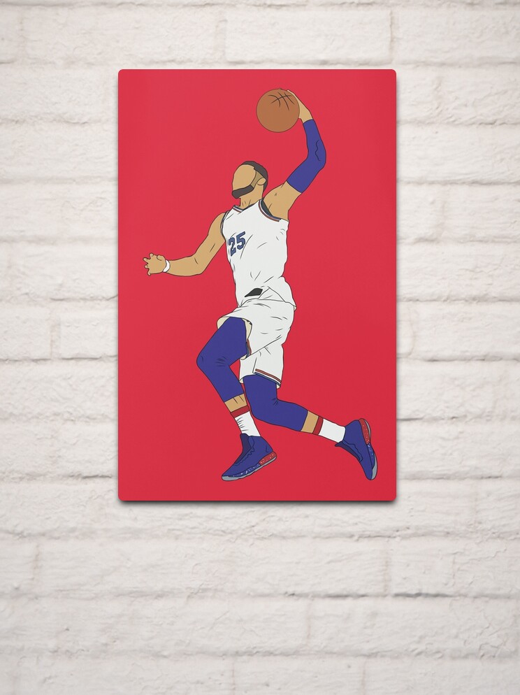 Ben Simmons Dunking Sticker for Sale by RatTrapTees