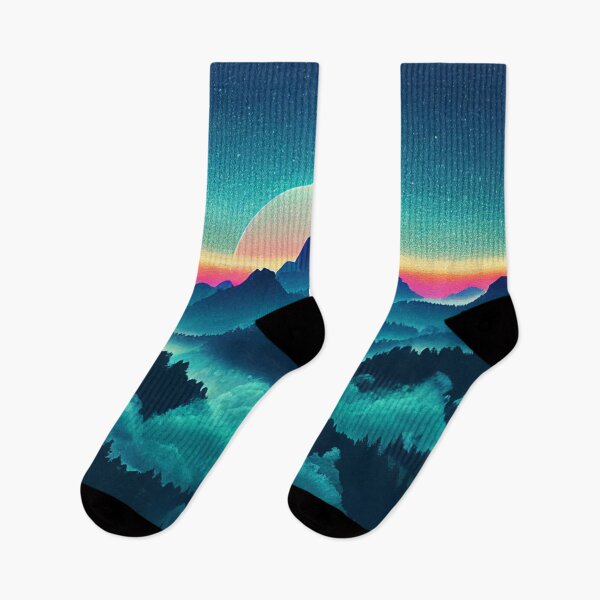 Item preview, mountain - landscape - forest - illustration designed and sold by ONORMAL.